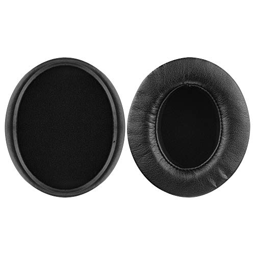 Geekria QuickFit Protein Leather Replacement Ear Pads for Razer Kraken X, Kraken X Ultralight, Kraken X Lite Headphones Earpads, Headset Ear Cushion Repair Parts (Black)