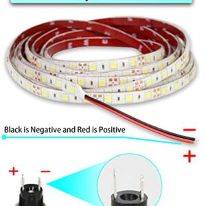 Seagenck RV Led Awning Party Light, Led Awning Strip Light for Camper Motorhome Travel Trailer Concession Stands Food Trucks, Light Up Canopy Area for BBQ Play Cards, 5m(16.4ft), Dc 12v, White