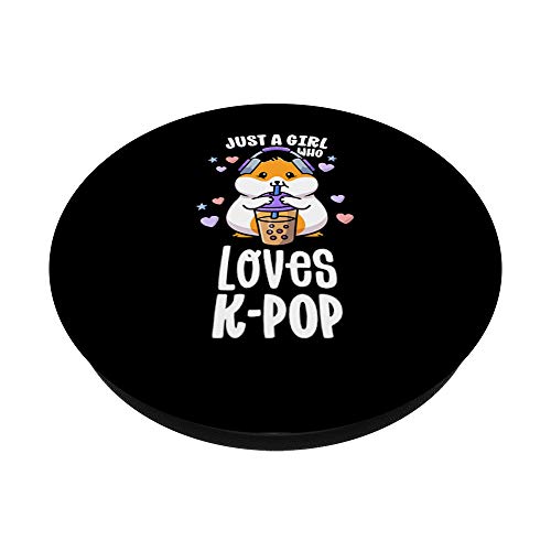 K Pop Gifts For Teens Girl Kawaii KPop Hamster Bubble Tea PopSockets PopGrip: Swappable Grip for Phones & Tablets