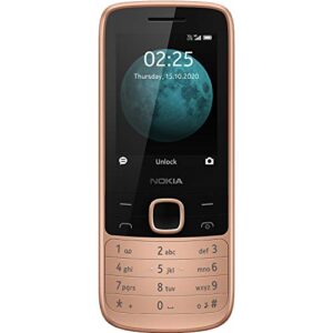 nokia 225 4g dual-sim 64mb factory unlocked 4g cellphone (sand) - international version