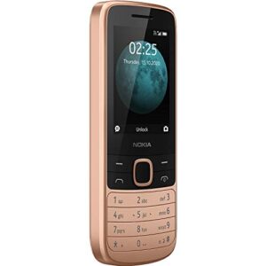 Nokia 225 4G Dual-SIM 64MB Factory Unlocked 4G Cellphone (Sand) - International Version