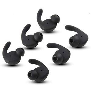 sara-u 6pcs earbuds cover in-ear tips soft silicone skin earpiece ear hook buds replacement compatible for hua-wei xsport/honor am61 sports bluetooth headset