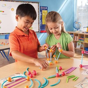 Learning Resources Dive Into Shapes! A Sea & Build Geometry Set, 129 Piece, Ages 6+ & Resources Tumble Trax Magnetic Marble Run, STEM Toy, 28 Piece Set, Ages 5+,Multi-Color,5"