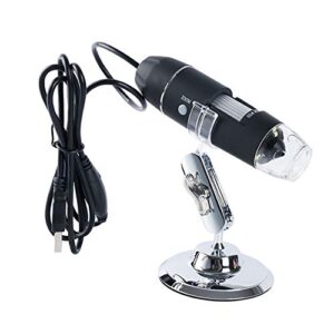 meichoon 1600x digital flexible microscope electronic handheld mini usb microscope magnification camera with 8 led hd lights,compatible with window 7 px, nb03c