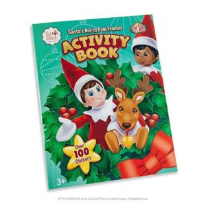 the elf on the shelf santa's north pole friend activity book