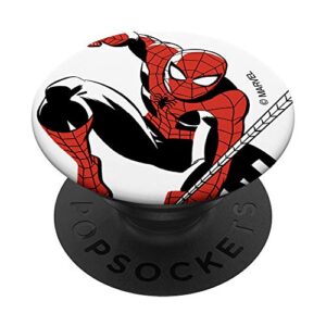 marvel spider-man two-tone variant cover popsockets popgrip: swappable grip for phones & tablets