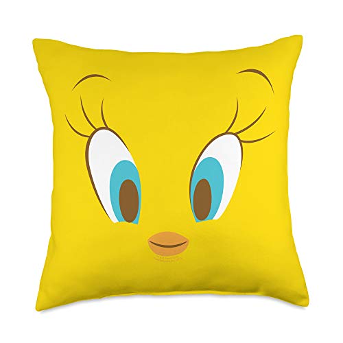 Looney Tunes Tweety Head Throw Pillow, 18x18, Multicolor