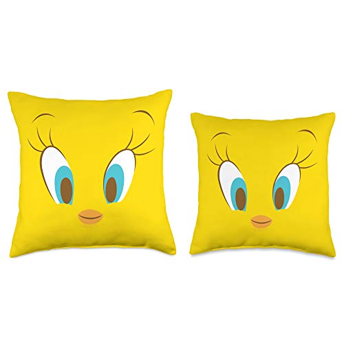 Looney Tunes Tweety Head Throw Pillow, 18x18, Multicolor