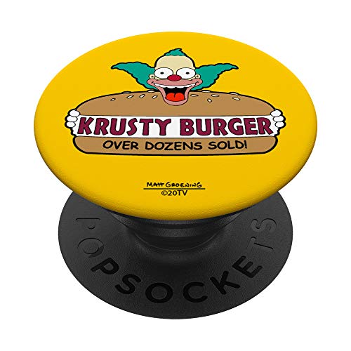 The Simpsons Krusty the Clown Burger PopSockets Swappable PopGrip