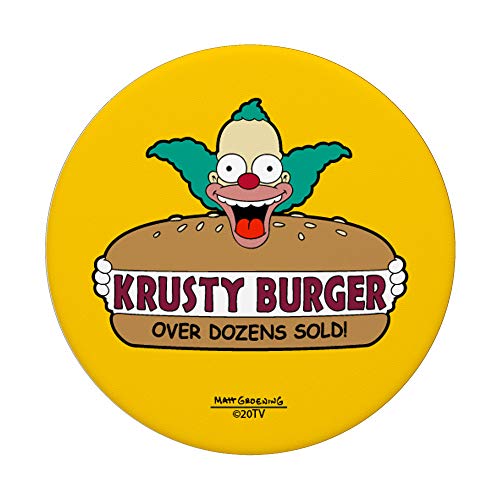 The Simpsons Krusty the Clown Burger PopSockets Swappable PopGrip