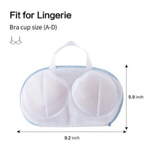 3 Pack Honeycomb Mesh Laundry Bags for Delicates - Premium Durable Lingerie Bag for Travel Storage Organization