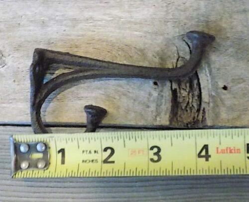 Midwest Craft House 8 Rustic Cast Iron Coat Hat Wall Hooks Restore School Farm Towel Bath Kitchen