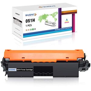 baisine compatible 051h crg-051h toner cartridge replacement for canon 051h imageclass lbp162dw mf264dw mf267dw mf269dw isnesys lbp160 lbp260 series printer - high capacity 4,000 pages (black, 1 pack)