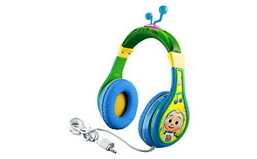 eKids Cocomelon Wired Headphones for School, Home or Travel, Includes Share Port