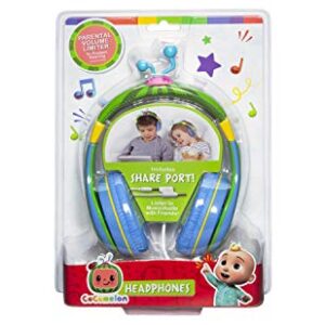 eKids Cocomelon Wired Headphones for School, Home or Travel, Includes Share Port