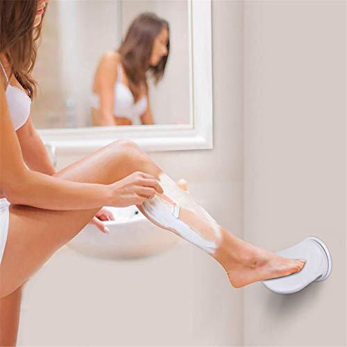 Shower Foot Rest for Shaving Legs, No Drilling is Needed Non-Slip Bathroom Pedal with Powerful Suction Cup Shower Shaving Leg Aid. Suitable for Women & Back Pain Sufferers
