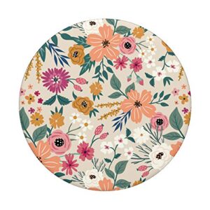 Beautiful Colorful Floral Flowers Design PopSockets PopGrip: Swappable Grip for Phones & Tablets