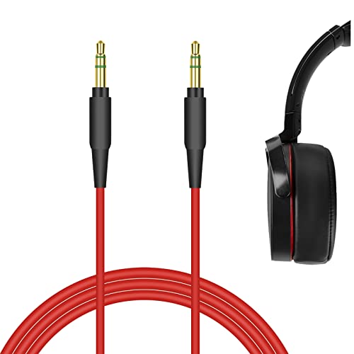 Geekria QuickFit Audio Cable Compatible with Sony MDR-XB950B1, XB950N1, XB950BT, XB750BT, WH-1000XM5, 1000XM4, 1000XM3, XB910N, XB900N Cable, 3.5mm Aux Replacement Stereo Cord (4 ft/1.2 m)