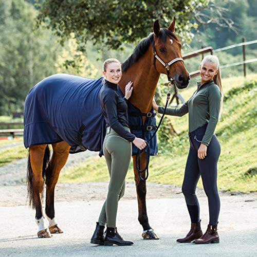 HORZE Montauk Breathable Mesh Summer Horse Sheet - Night Dark Blue - 75 in