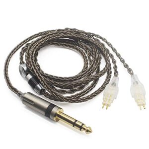 youkamoo 6.35mm 8 core silver plated compatible for sennheiser hd650, hd600, hd580, hd660s, hd58x, hd565, hd545, hd535, hd6xx headphones upgrade cable