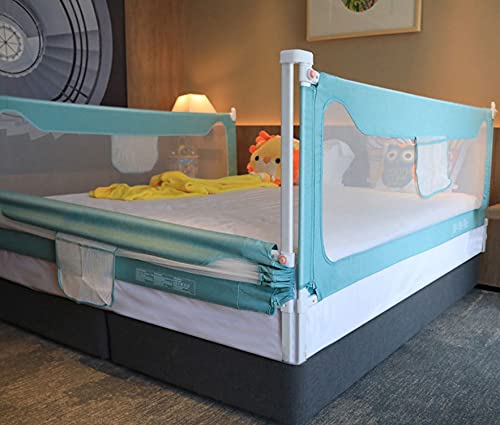 U/D Bed Rails for Toddlers - Extra Long and Tall Specially Designed for Twin, Full, Queen, King (59in(150cm))-1side…