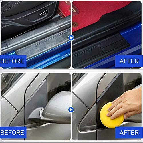 Car Plastic Parts Refurbish Agent 10ml - Coating Paste Maintenance Car Cleaner, Automotive Interior Plastic Part Retreading, Multi-Functional Restore for Car (3Pcs)