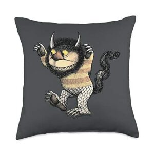warner bros. where the wild things are carol throw pillow, 18x18, multicolor
