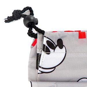 Jay Franco Disney Mickey Mouse Mickey Icon Drawstring Laundry Bag - Oversize Durable Storage/Travel Bag for Home or College - Measures 21 x 32 inches (Official Disney Product)