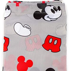 Jay Franco Disney Mickey Mouse Mickey Icon Drawstring Laundry Bag - Oversize Durable Storage/Travel Bag for Home or College - Measures 21 x 32 inches (Official Disney Product)