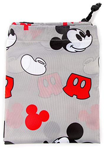 Jay Franco Disney Mickey Mouse Mickey Icon Drawstring Laundry Bag - Oversize Durable Storage/Travel Bag for Home or College - Measures 21 x 32 inches (Official Disney Product)