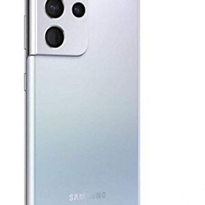 Samsung Galaxy S21 Ultra 5G SM-G998B/DS 256GB 12GB RAM Factory Unlocked (GSM Only | No CDMA - not Compatible with Verizon/Sprint) International Version - Phantom Silver