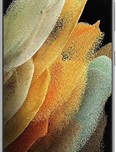 Samsung Galaxy S21 Ultra 5G SM-G998B/DS 256GB 12GB RAM Factory Unlocked (GSM Only | No CDMA - not Compatible with Verizon/Sprint) International Version - Phantom Silver