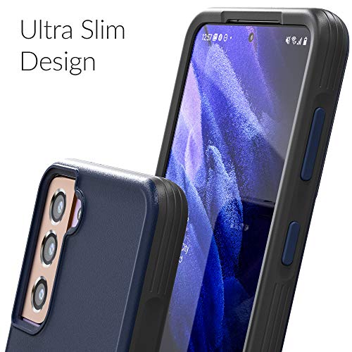 Crave Slim Guard for Galaxy S21 Case, Shockproof Case for Samsung Galaxy S21, S21 5G (6.2 inch) - Navy