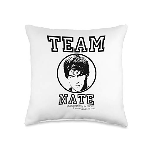 Gossip Girl Team Nate Throw Pillow, 16x16, Multicolor