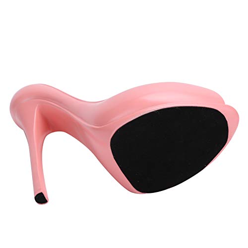 TOPINCN Wine Rack Synthetic Resin Wine Bottle Display Holder Innovative Highheeled Shoe Shape Home Decoration Accessories(Pink)