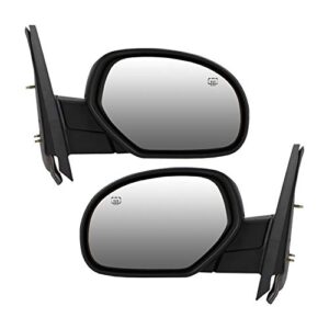 AKKON - Fits 2007-13 Chevy Silverado Suburban Tahoe Avalanche GMC Sierra Yukon XL Power Adjusting Heated Mirrors Pair Left+Right