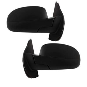 AKKON - Fits 2007-13 Chevy Silverado Suburban Tahoe Avalanche GMC Sierra Yukon XL Power Adjusting Heated Mirrors Pair Left+Right