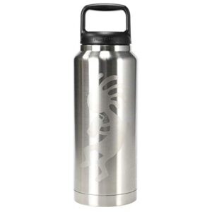 aquapelli vacuum insulated water bottle, 34 ounces, stainless steel