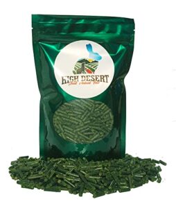 high desert delight alfalfa pellets: the holy grail of small pet food for your furry, feathered, and shelled friends