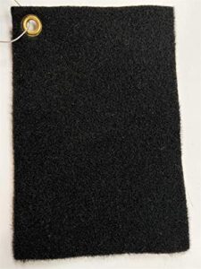 usa fabric store 3 yards black auto one premium automotive carpet upholstery fabric 80"w 18 oz.