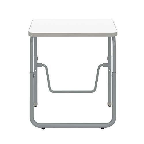 Safco Products AlphaBetter 2.0 Height – Adjustable Student Desk with Swinging Footrest Bar, Sit to Stand, 22"-30", Dry Erase