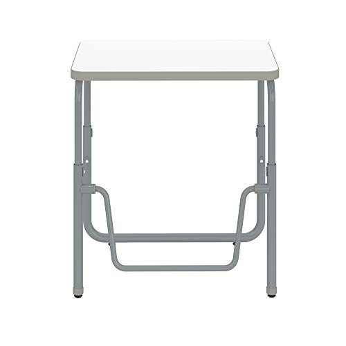 Safco Products AlphaBetter 2.0 Height – Adjustable Student Desk with Swinging Footrest Bar, Sit to Stand, 22"-30", Dry Erase