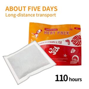 MaxxHeat 110 Hour Shipping Heat Pack - 1, 10, 60 Count Packs Available| Extended Heat for Marine Animals, Insects, Coral, Fish, Invertebrates, Flowers, and Plants | Tropical Fish