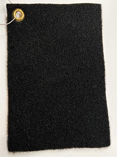 USA Fabric Store 5 Yards Black Auto One Premium Automotive Carpet Upholstery Fabric 80"W 18 Oz.