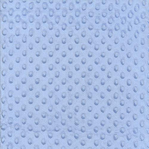 Mook Fabrics, LLC Softee Dot Solid, Sky, 15 Yard Bolt