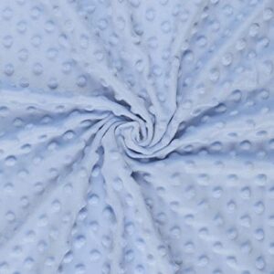 Mook Fabrics, LLC Softee Dot Solid, Sky, 15 Yard Bolt