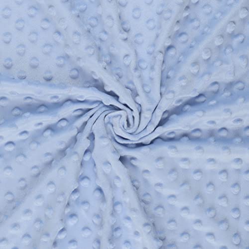 Mook Fabrics, LLC Softee Dot Solid, Sky, 15 Yard Bolt