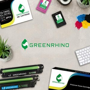 GREENRHINO Remanufactured (High Yield) Toner Cartridge Replacement for Ricoh IM C3000 / IM C3500-842251, 842252, 842253, 842254 (1 Black, 1 Yellow, 1 Magenta, 1 Cyan, 4-Pack)