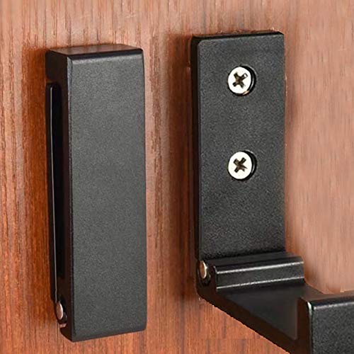 Foldable Wall Hook, 2PCS Aluminum Headphone Holder, Invisible Wall Mount Clothes Hook, Towel Hook Holder, Wall Hook Holder for Coat, Clothes, Kitchen / Bathroom/ Office/ Living Room/ Cabinet (Black)