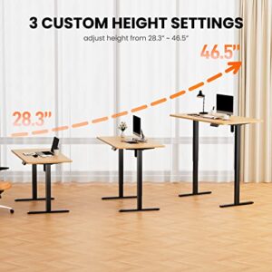 ErGear Electric Stand up Desk Frame Height Adjustable Table Legs Sit Stand Desk Frame Ergonomic Standing Desk Base Workstation Frame Only